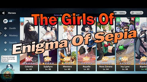 Checking Out The Girls in Enigma of Sepia