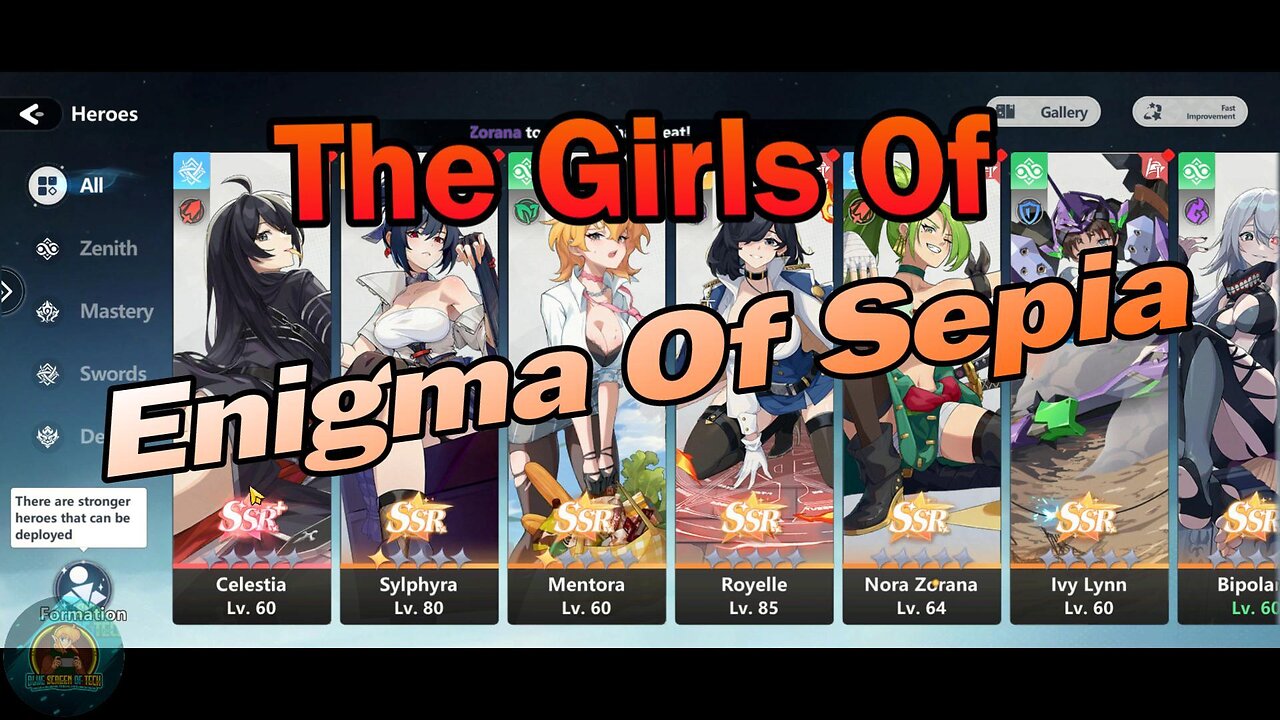Checking Out The Girls in Enigma of Sepia