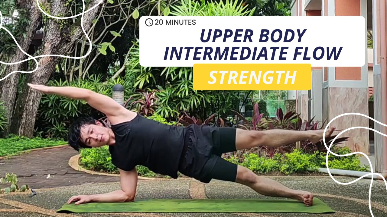 Something About 20-Min. Upper Body Intermediate Flow | Vinyasa for Strengthening