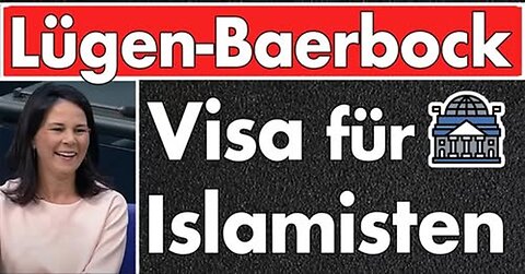 Sicherheitsrisiko Baerbock-VISA für Afghanen! Verfassungsschutz: Islamisten & Scharia-Richter geholt