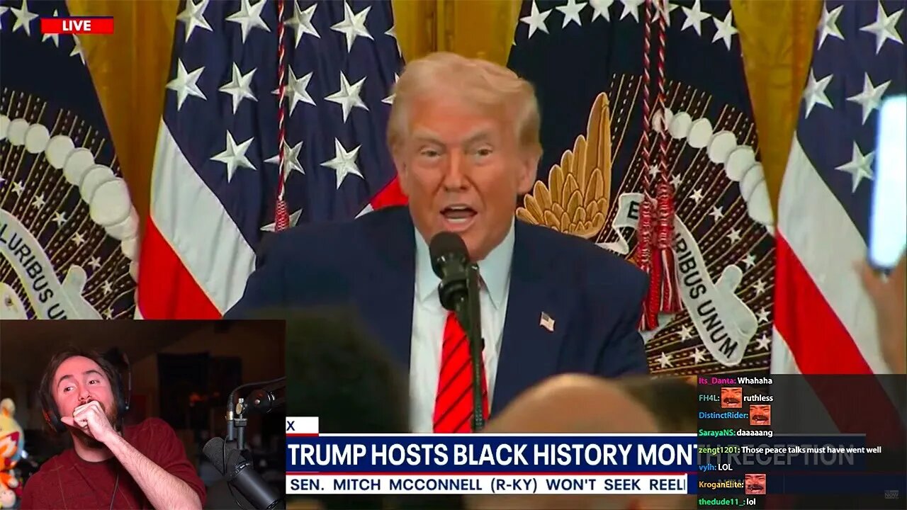 I've never seen Trump this happy