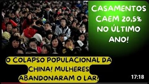 CHINA SE ENCAMINHANDO PARA O COLAPSO POPULACIONAL!