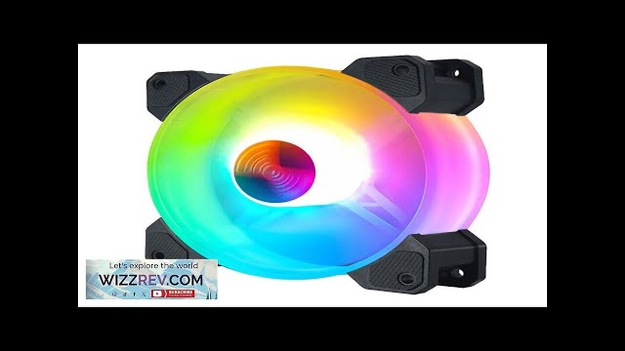 COOLMOON 120mm CPU Fan RGB 6PIN Colorful Lamp 12CM Radiator Cooler Mute Review