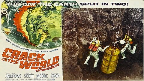 CRACK IN THE WORLD 1965 Experiment Ruptures Earth's Crust Bringing Devastation FULL MOVIE HD & W/S