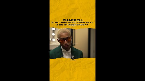 @pharrell - @slimthug is rich for real & he is independent