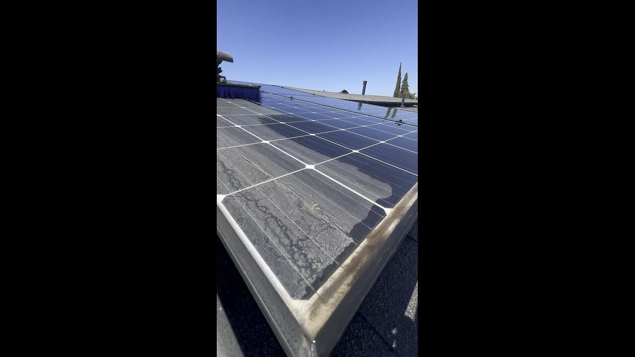 Satisfying solar panel cleaning