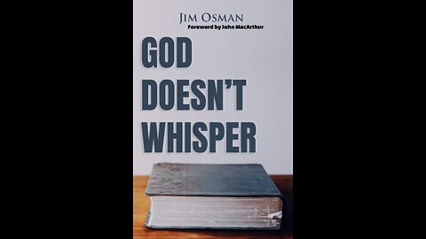 God Doesn't Whisper (Book of the Week 1/19/2025)