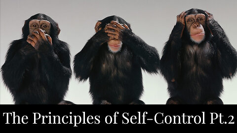 The Principles of Self-Control pt.2