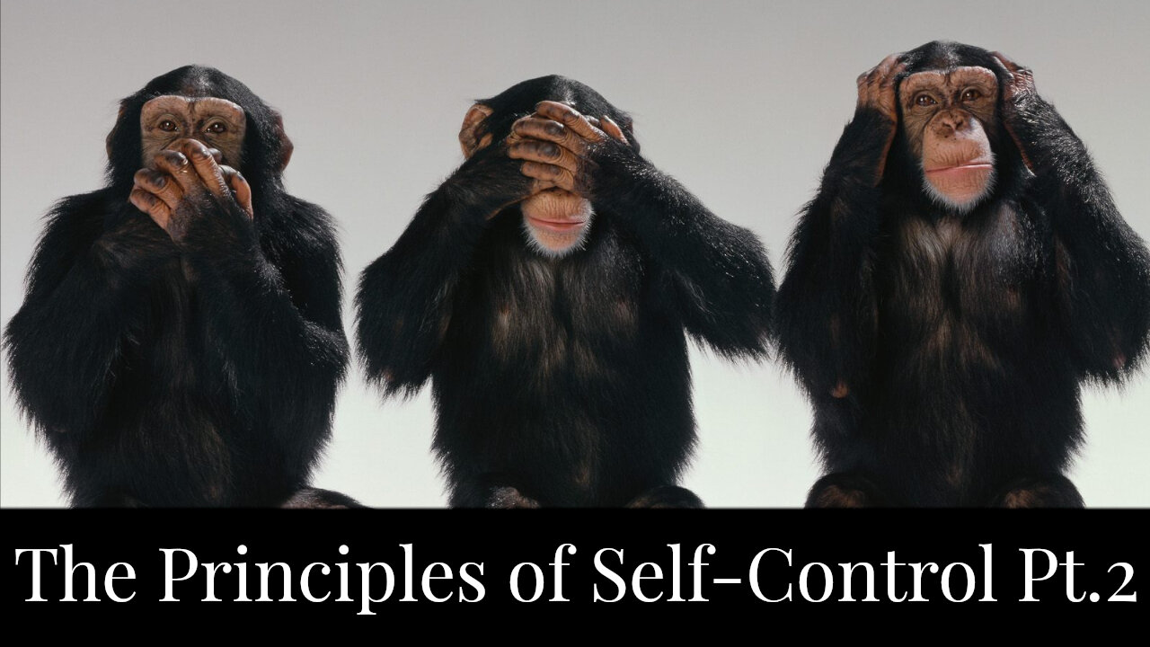 The Principles of Self-Control pt.2