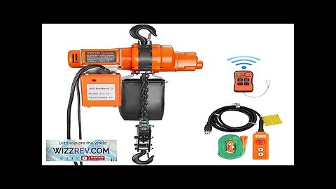 VEVOR Electric Chain Hoist Single Phase Crane Hoist 2200 lbs Load 20 Review