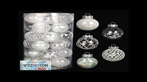 Clear Christmas Ball Ornaments 30ct 2.36 Inch White Christmas Ornaments Balls Review