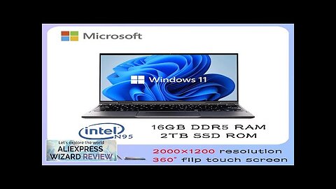 Intel N95 10.95 inch Laptop 360° Flip OLED Touch Screen Aluminum alloy Review