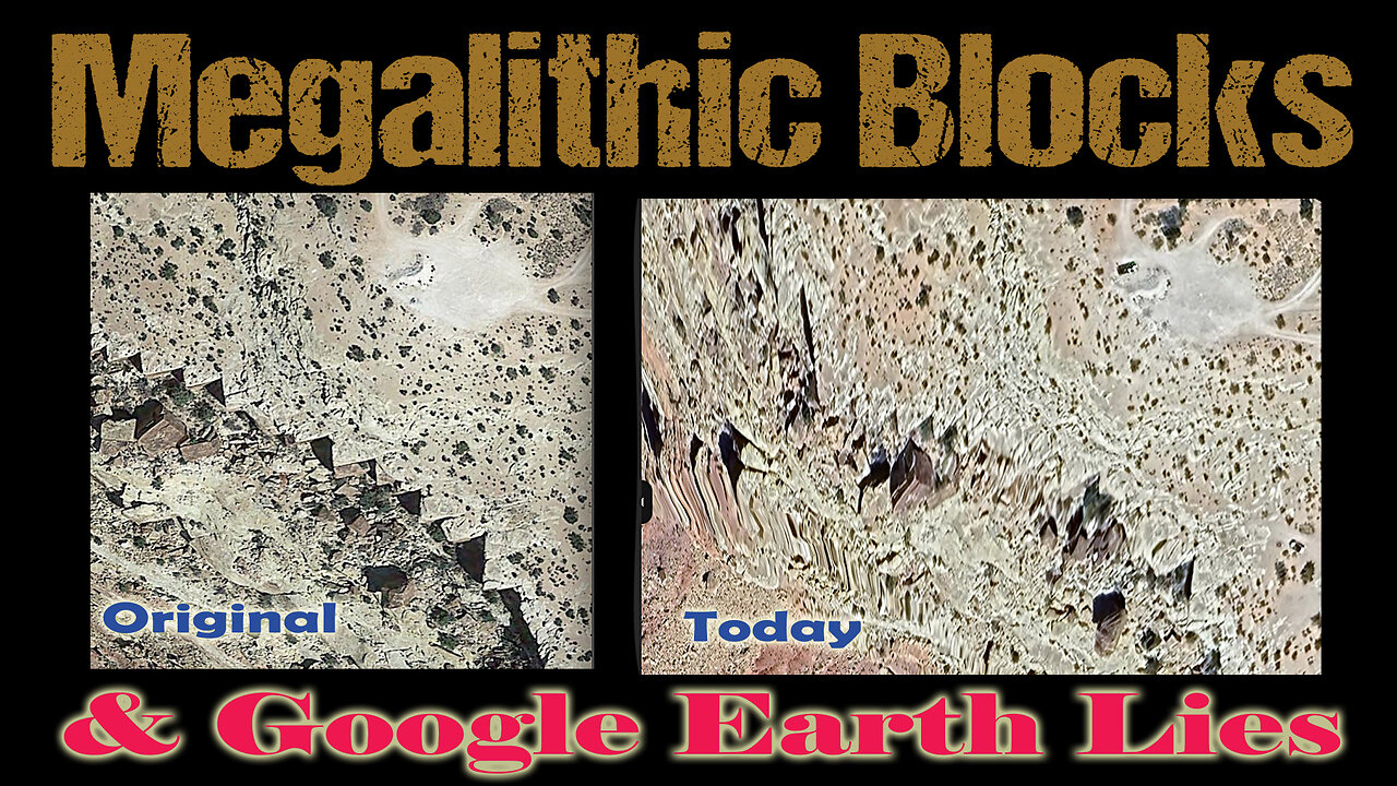 Megalithic Blocks - Ancient Advanced Civilization - Google Earth Lies