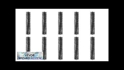 VEVOR Gutter Brush 30 Feet Total Length 4.33 inch Diameter Gutter Cleaning Review