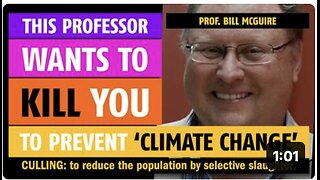 This professor wants to kill you to prevent climate change, (Prof. Bill McGuire)