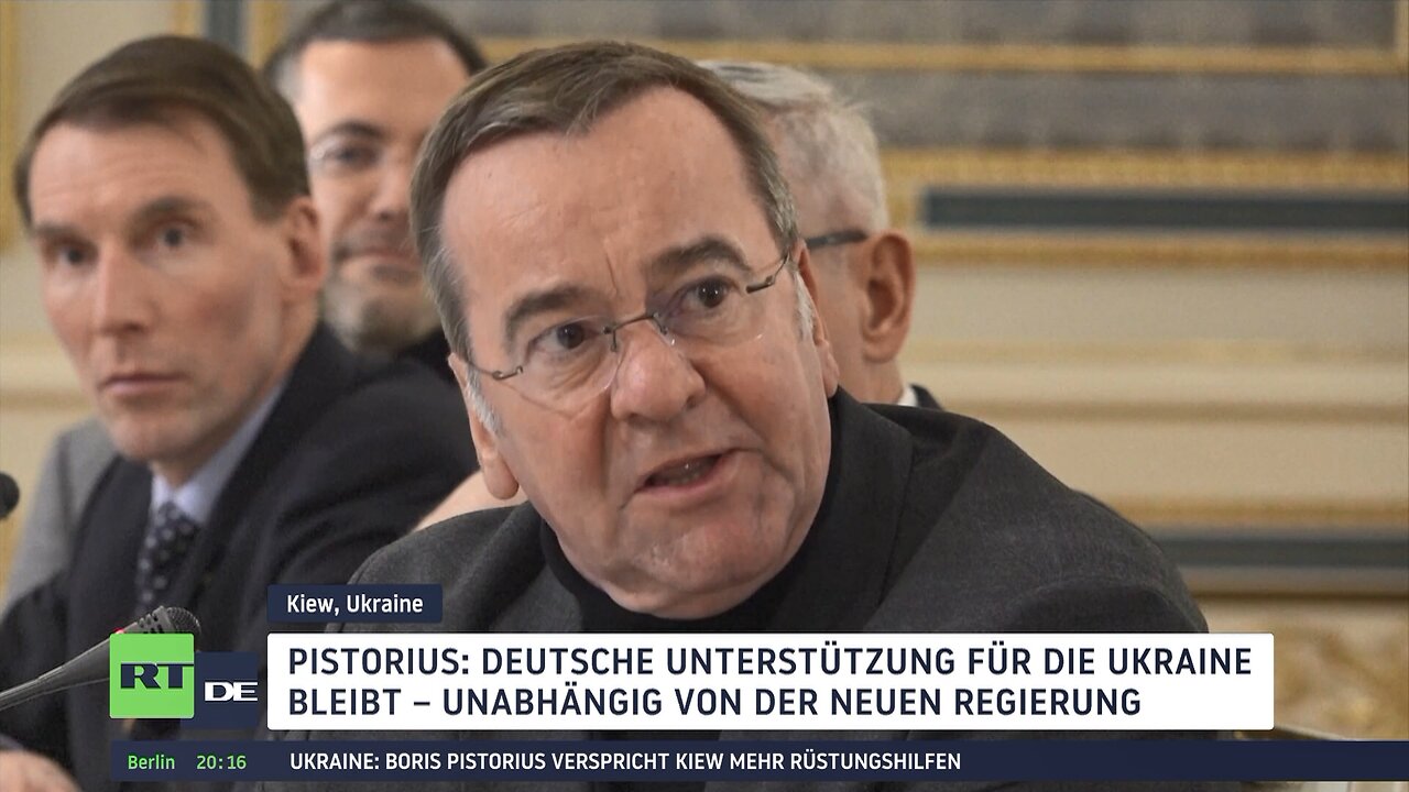 Pistorius in Kiew: "Deutsche Unterstützung für die Ukraine bleibt – unabhängig von neuer Regierung"