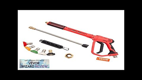 VEVOR High Pressure Washer Gun 4000 PSI Power Washer Spay Gun Review