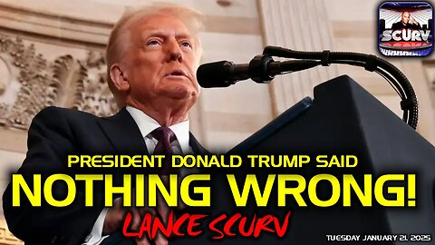 PRESIDENT TRUMP SAID NOTHING WRONG! | LANCESCURV
