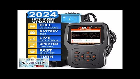 Ancel AD530 OBD2 Car Engine Tester Car Engine Diagnostics Tool Code Reading Review