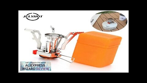 Camping Wind Proof Gas Burner Outdoor Strong Fire Stove Burners Tourism Equipment Review