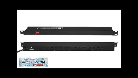 VEVOR 19" 1U PDU 8 Outlets Rack Mount Power Strip Surge Overload Review