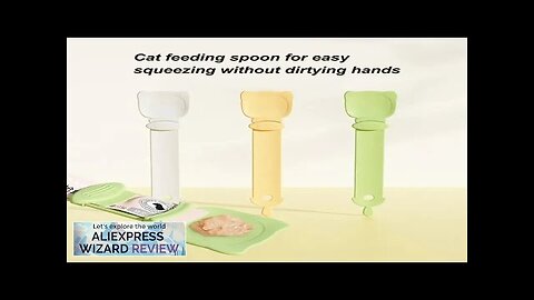 Pet Feed Spoon Wet Treat Cat Feeder Spoon Snack Liquid Food Feeding Review