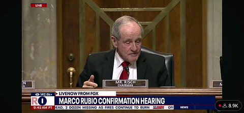 senator Rand Paul at the Marco Rubio Confirmation Hearing.