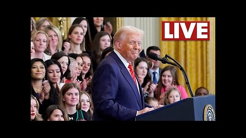 *** ADORABLE MUST WATCH *** Pres. Trump signing executive order on trans athletes in women s sports