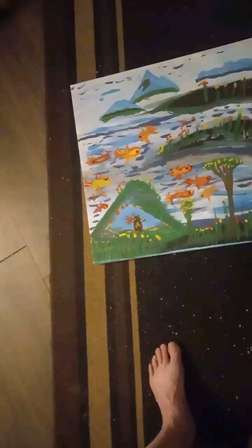 fishing Cove with goldfish