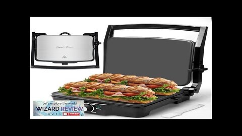 Baker's Friend Panini Press Electric Griddle Panini Grill Press Sandwich Maker Press Review