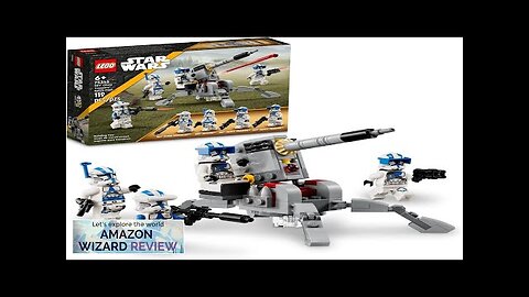 LEGO Star Wars 501st Clone Troopers Battle Pack Toy Set Buildable AV-7 Review