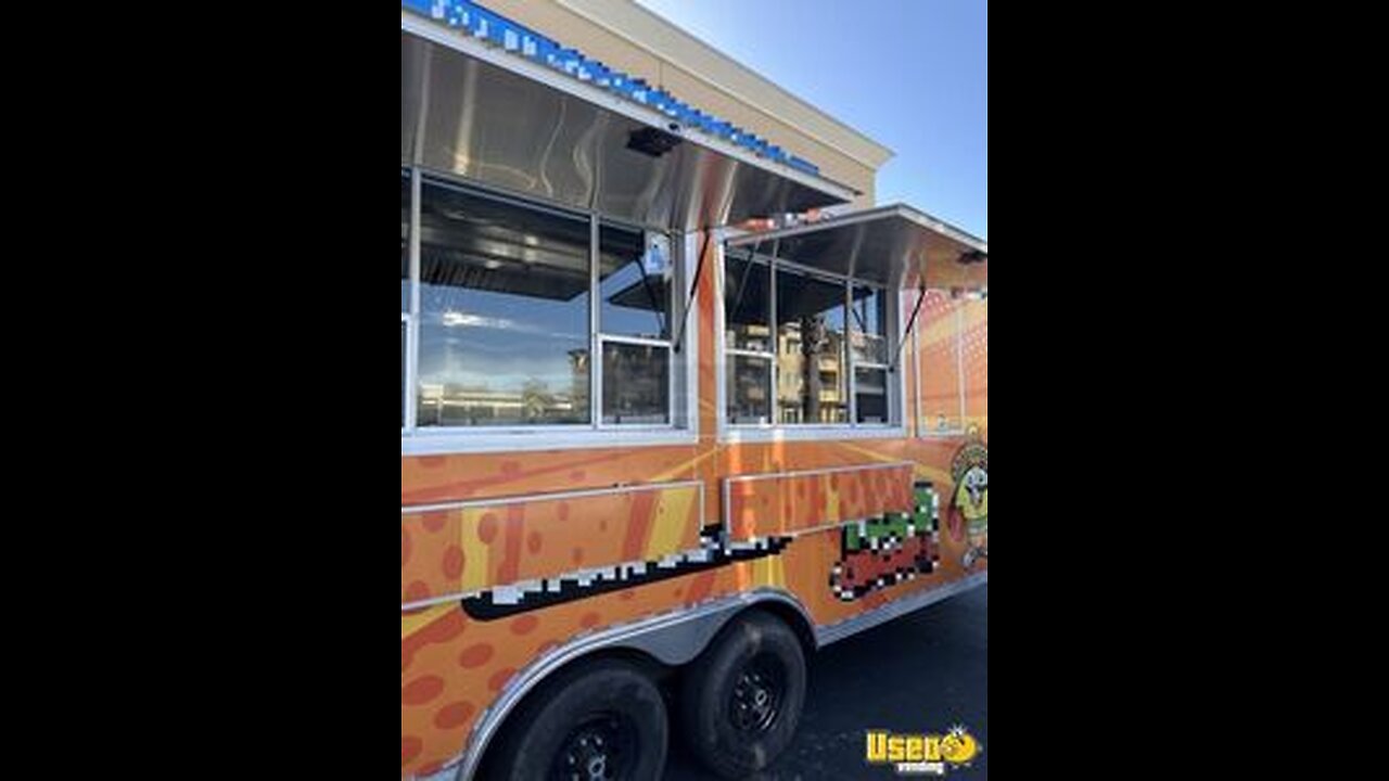 Permitted - 2023 8.5' x 19' Mobile Kitchen Food Concession Trailer w/ CA HCD Insignia