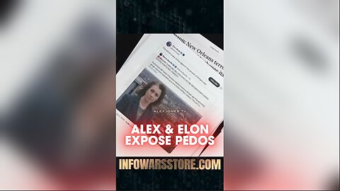 Alex Jones: Elon Musk is Exposing Child Rape Gangs - 1/3/25