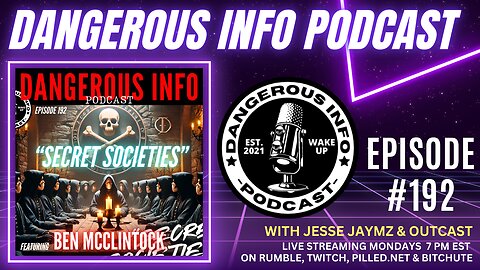 192 "Secret Societies" ft. Ben McClintock, planes trains and sabotage, tariffs, income taxes