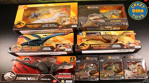 8 New Jurassic World Chaos Theory Dinosaur Toys 2025 Darius & Baryonyx Peril Pack @Target @walmart