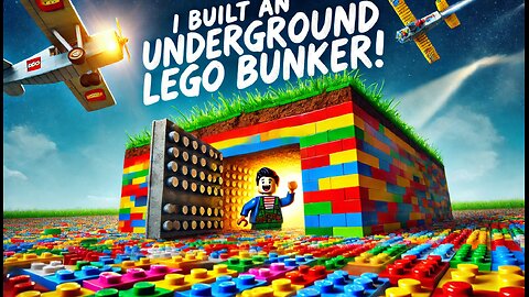 I Built a Underground Lego Bunker!