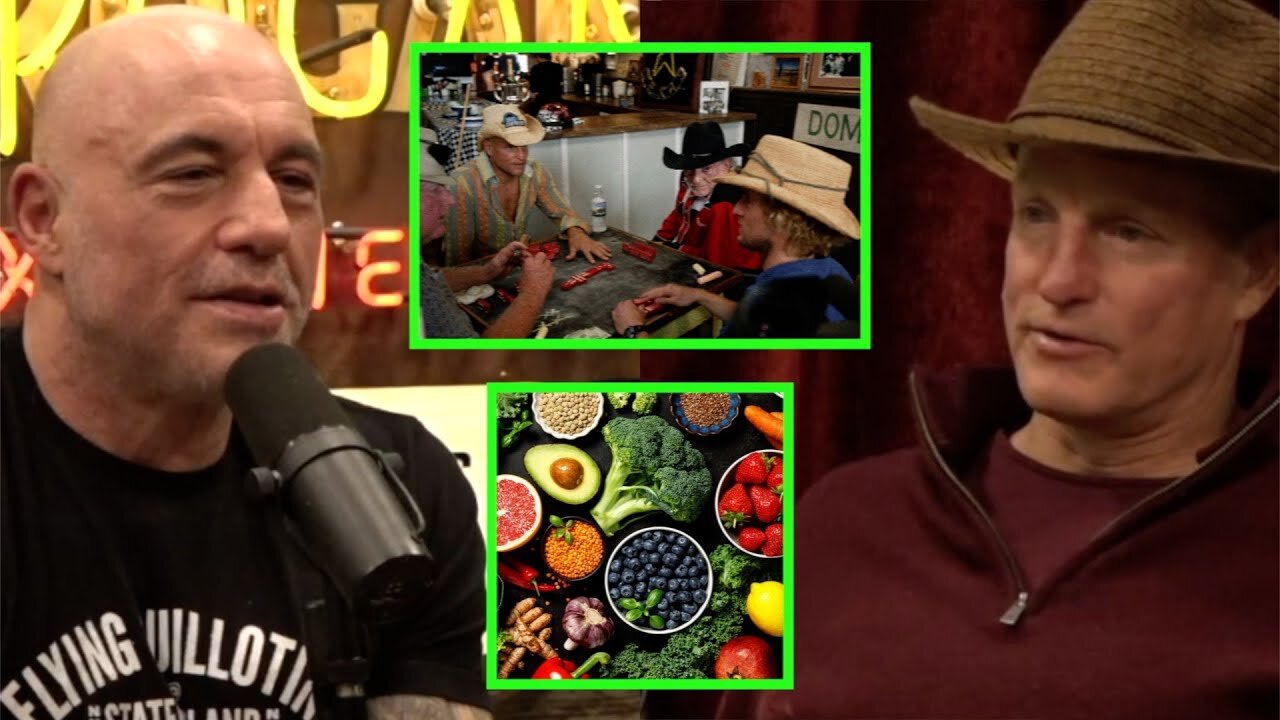 Woody Harrelson: Playing Dominoes w' Willie Nelson, Germ Theory, Veganism - Joe Rogan