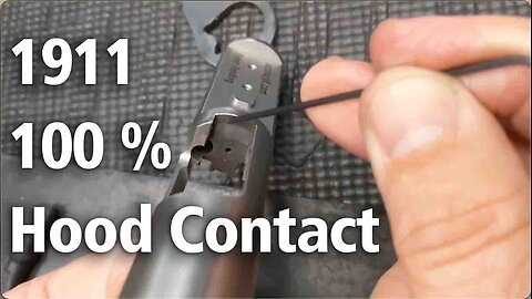 Accuracy X's Custom 1911 - 100% Hood Contact