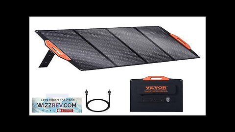 VEVOR Portable Monocrystalline Solar Panel Monocrystallin120W Foldable e ETFE Solar Charger Review