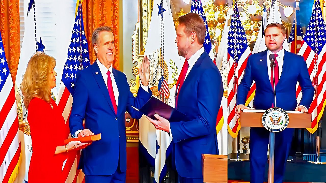 Vice President JD Vance swears in John Ratcliffe as the next CIA director.