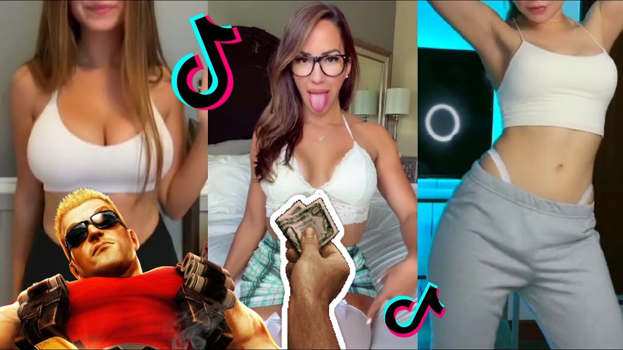 POV you are Duke Nukem and say Shake it Baby Hot TikTok Girls Dancing