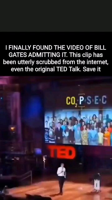 BILL GATES POPULATION CONTROL