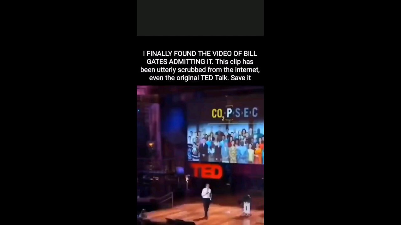 BILL GATES POPULATION CONTROL