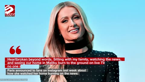 Paris Hilton is planning to foster a dog given up during the LA wildfires