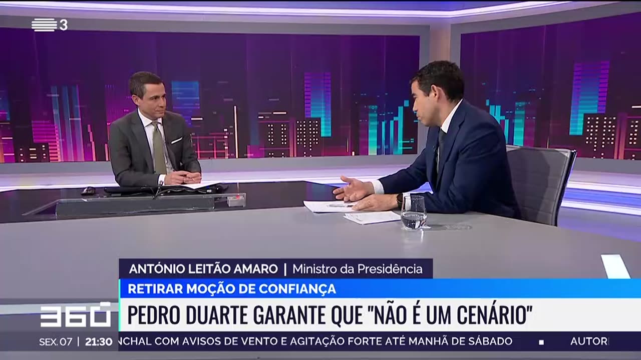 Ministro da Presidência considera que moção de confiança "é inevitável"