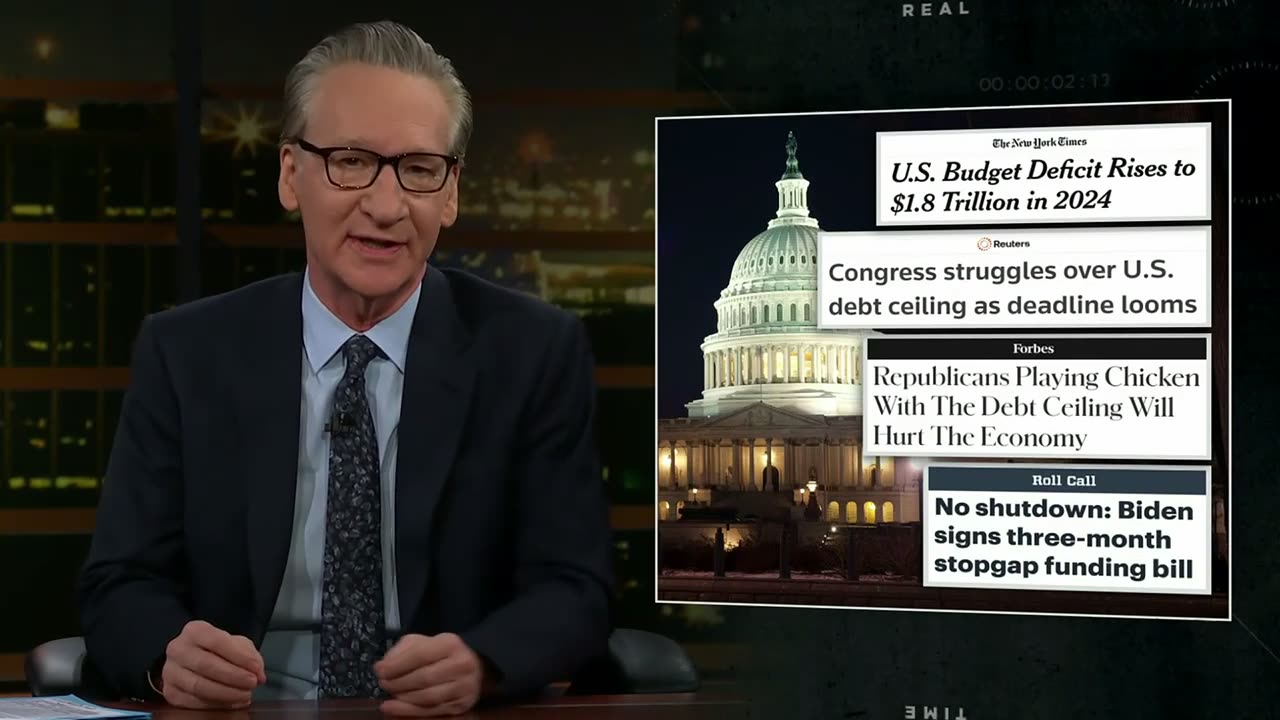 Bill Maher Perfectly Sums Up the US Government in 40 Seconds