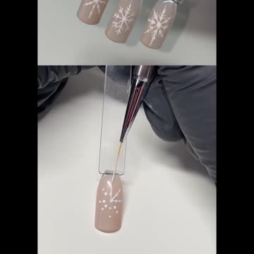 Snowfall Nail design - Do you like it?