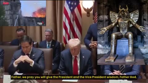 TRUMPS PRAYS TO MOLOCH