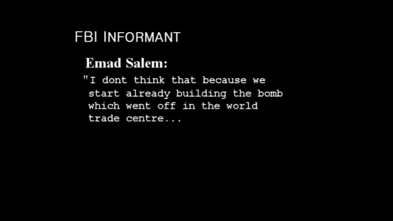 1993 WTC Bombing was a CIA & FBI Operation - Including Full Lecture by Joseph A. Calhoun