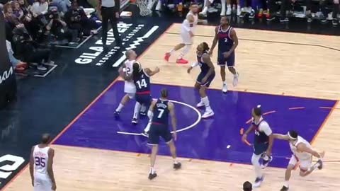 NBA - DEVIN BOOKER HITS THE TOUGH AND-1 😤